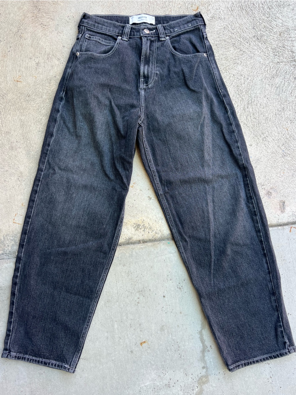 Hollister Snake Embroidered Baggy Skater Jeans W28 L30